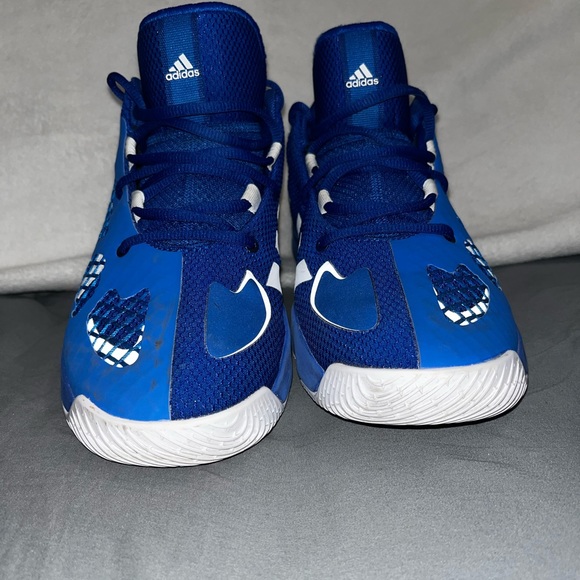 adidas Shoes Adidas Blue Basketball Shoes Poshmark